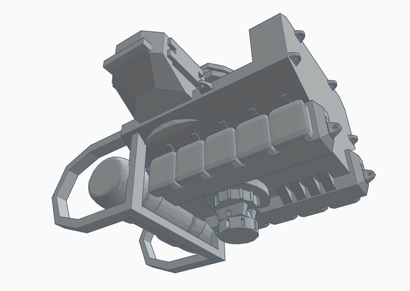 Gen-Zero Tank-Walker Prototype I 3D print model_7