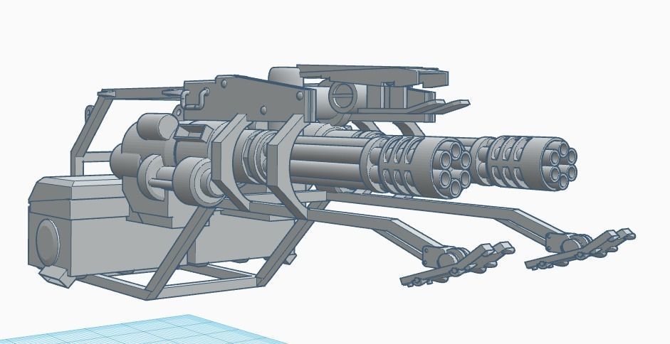 Gen-Zero Tank-Walker Prototype I 3D print model_3