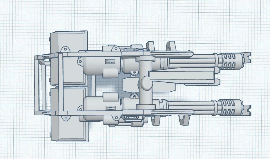 Gen-Zero Tank-Walker Prototype I 3D print model_4