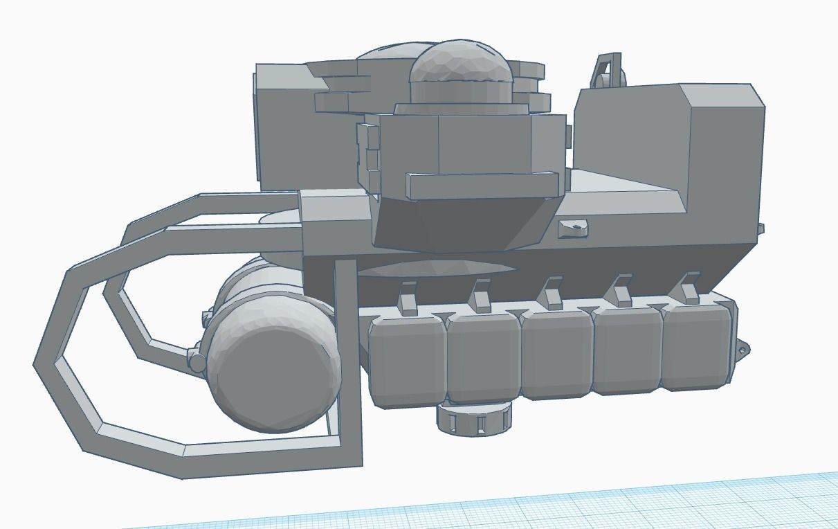 Gen-Zero Tank-Walker Prototype I 3D print model_6