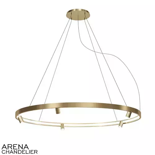 ARENA chandelier in gold