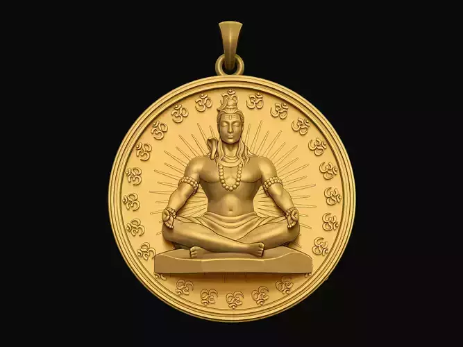 Shiva Pendant 3D print model