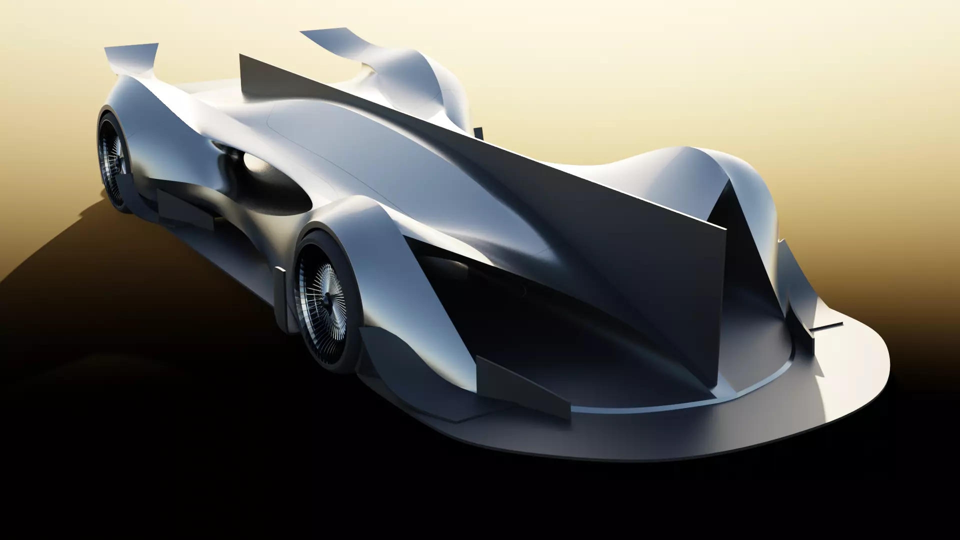 Virtual Race Car  3D model_0