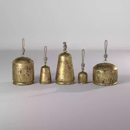 Temple Bells Chime  3D model