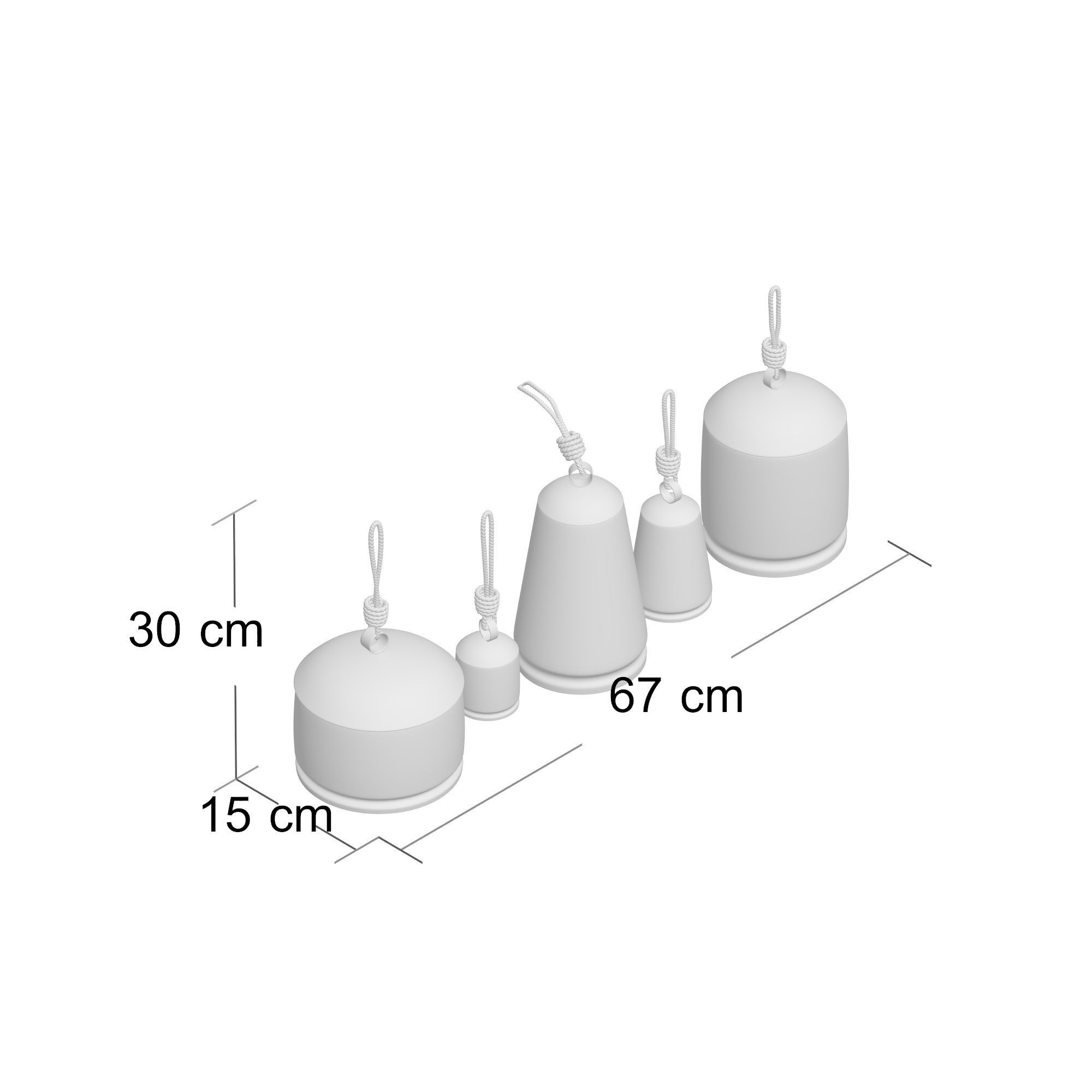  Temple Bells Chime  3D model_1