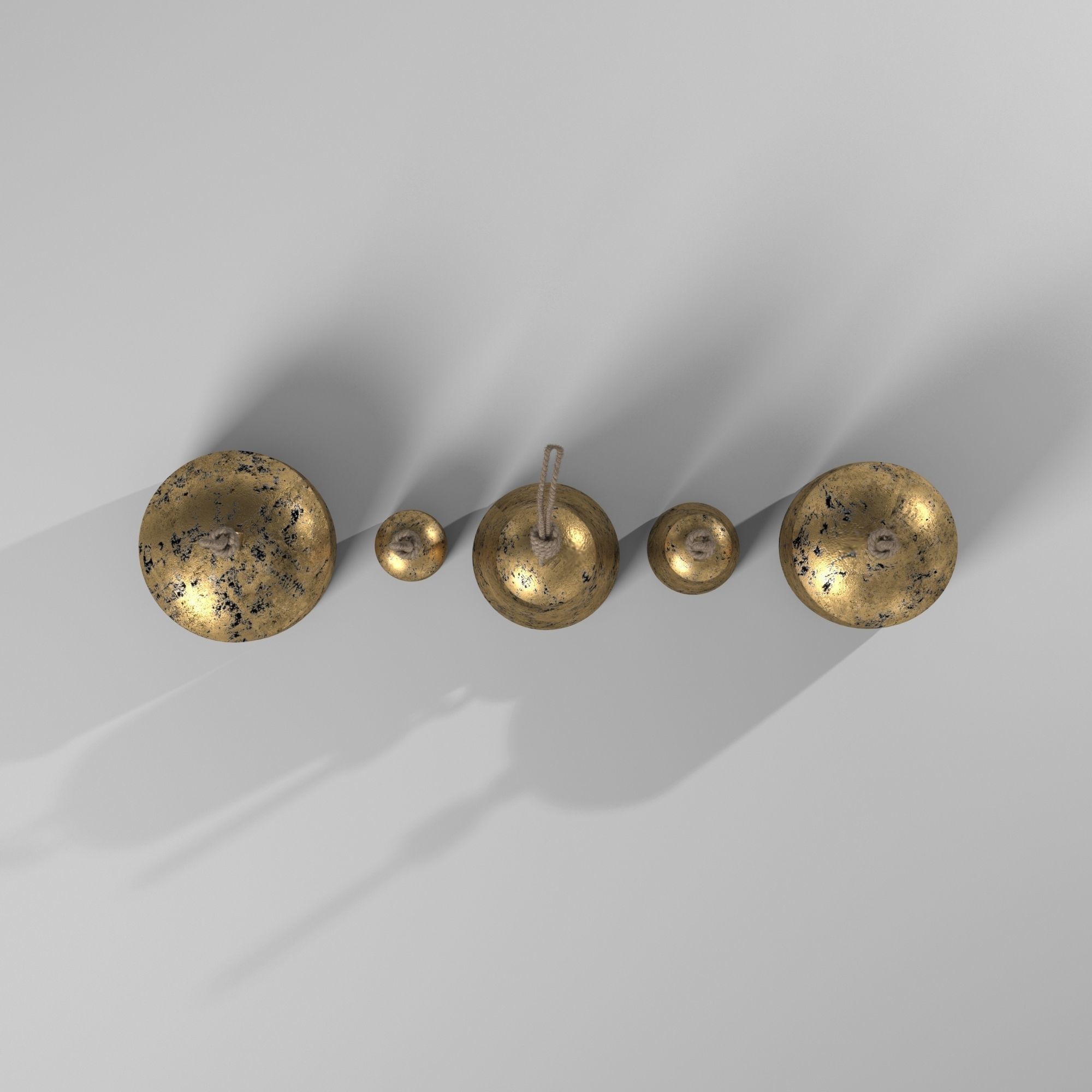 Temple Bells Chime  3D model_5