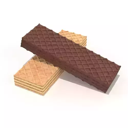 Wafer Biscuits 3D model