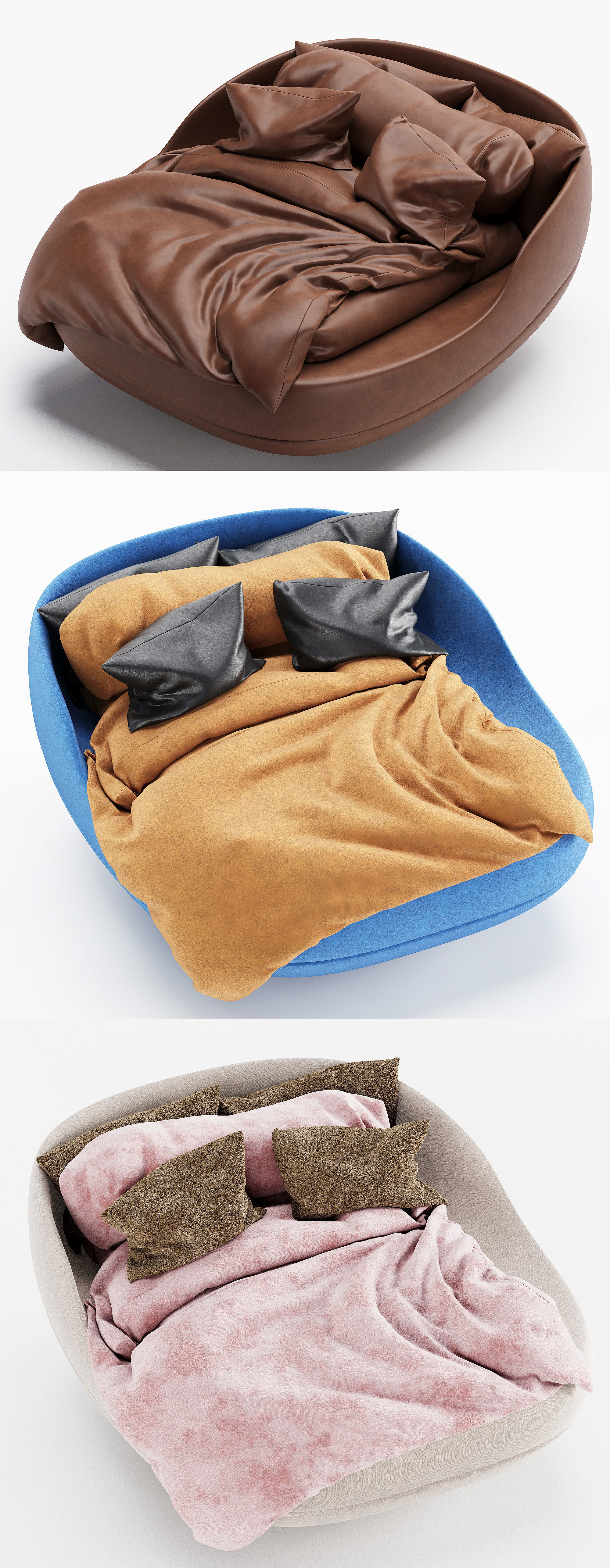 Martian bed Free 3D model_5