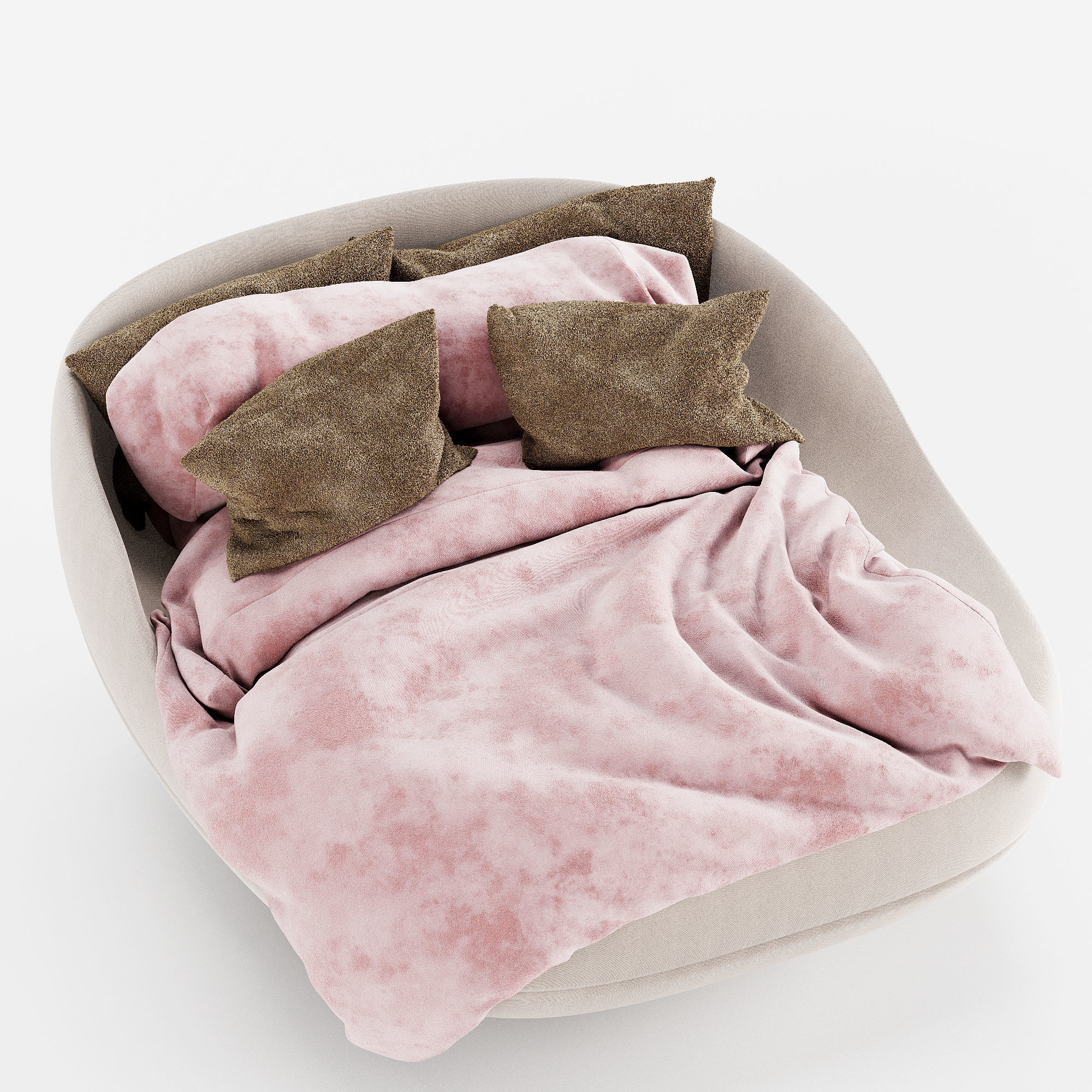 Martian bed Free 3D model_3