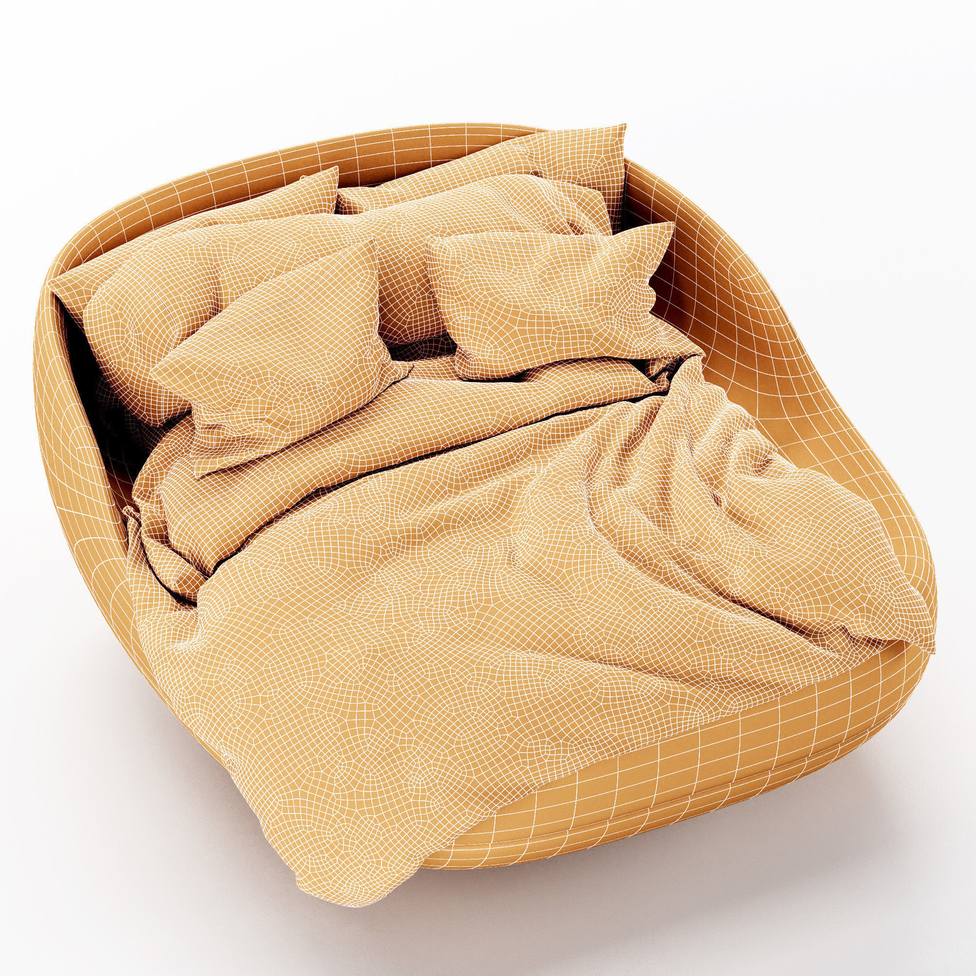 Martian bed Free 3D model_8