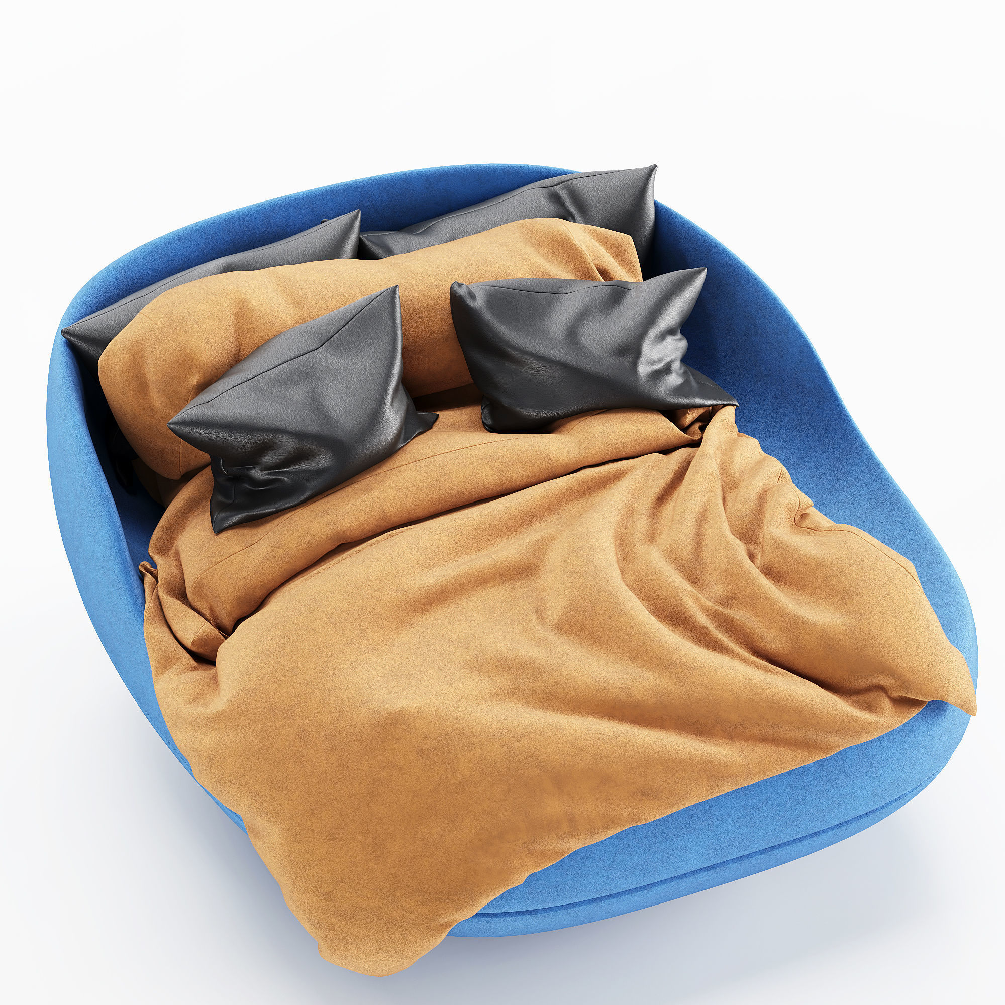Martian bed Free 3D model_2
