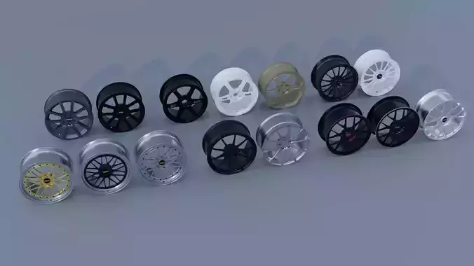 Wheel Pack 3D Model Collection