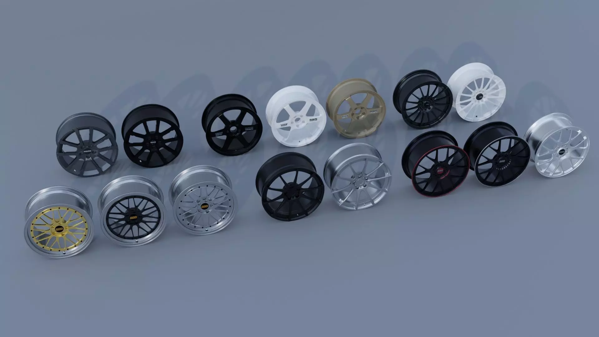 Wheel Pack 3D Model Collection_0