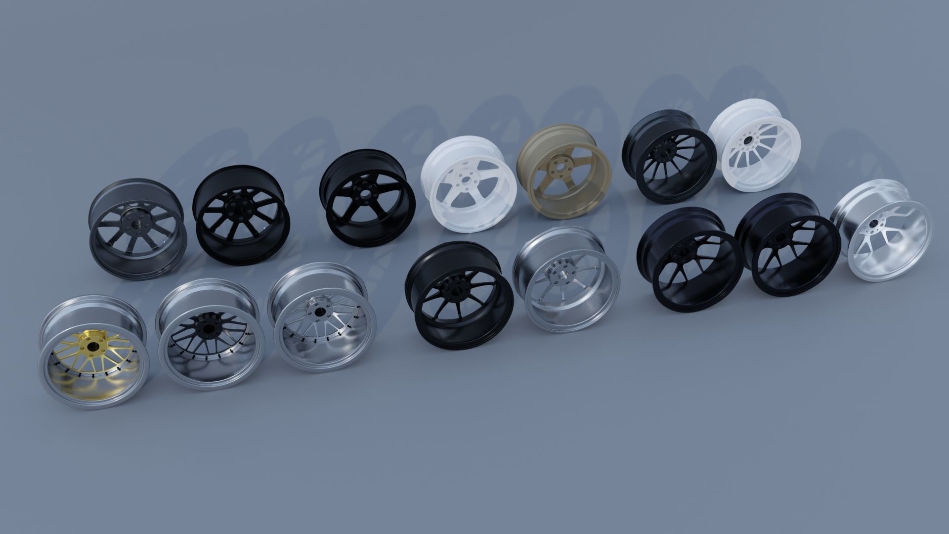 Wheel Pack 3D Model Collection_1