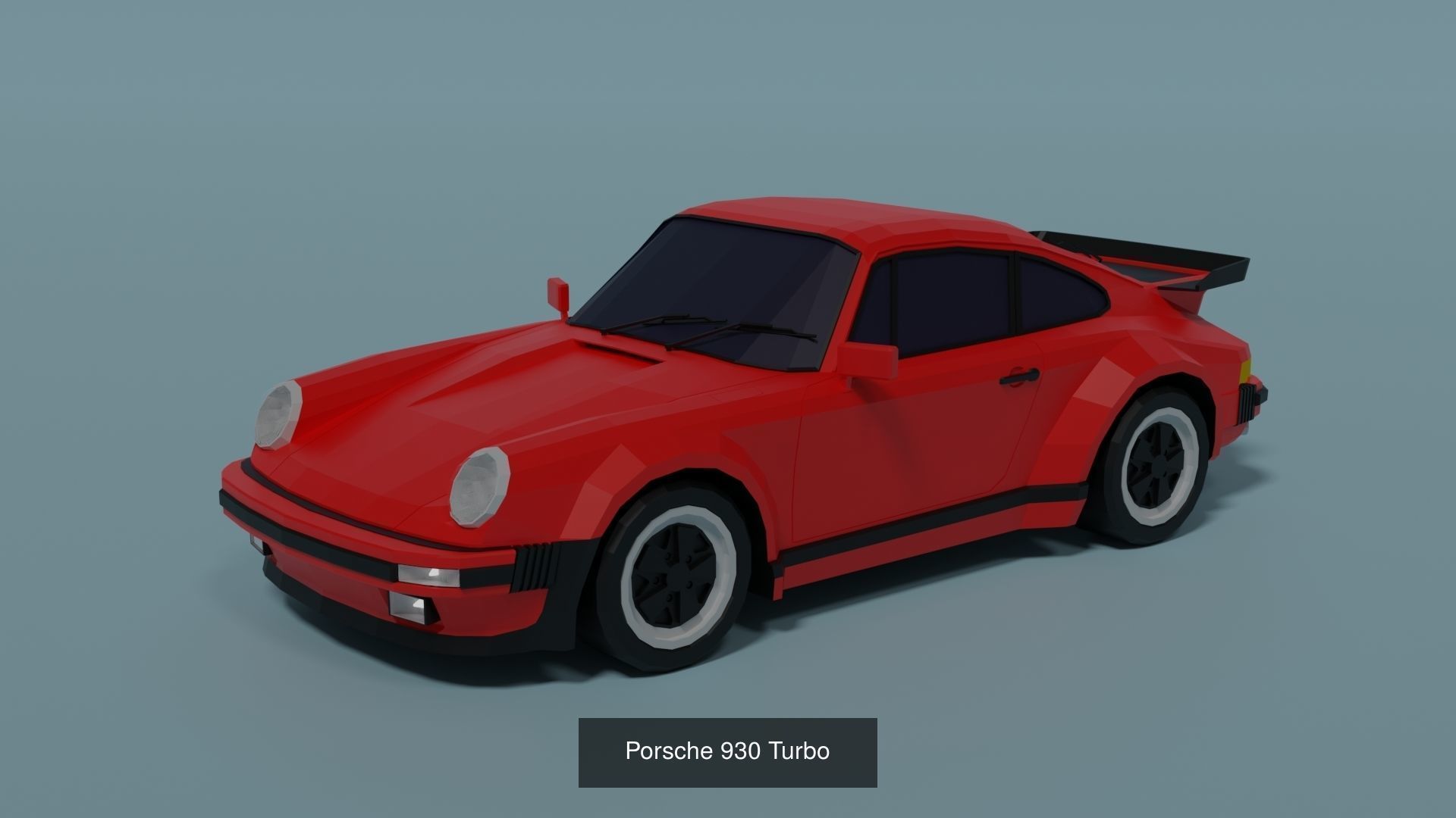 Low Poly Cars Pack 3D Model Collection_3