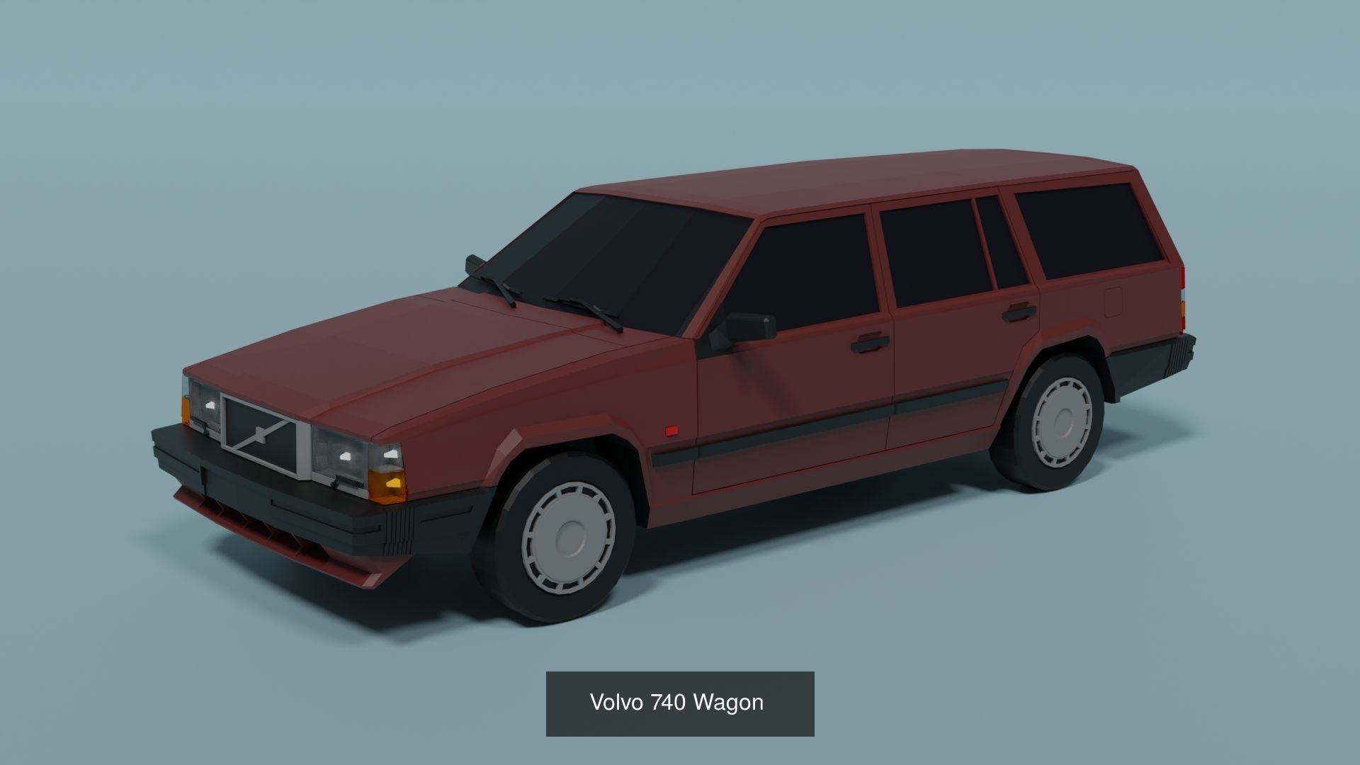 Low Poly Cars Pack 3D Model Collection_5