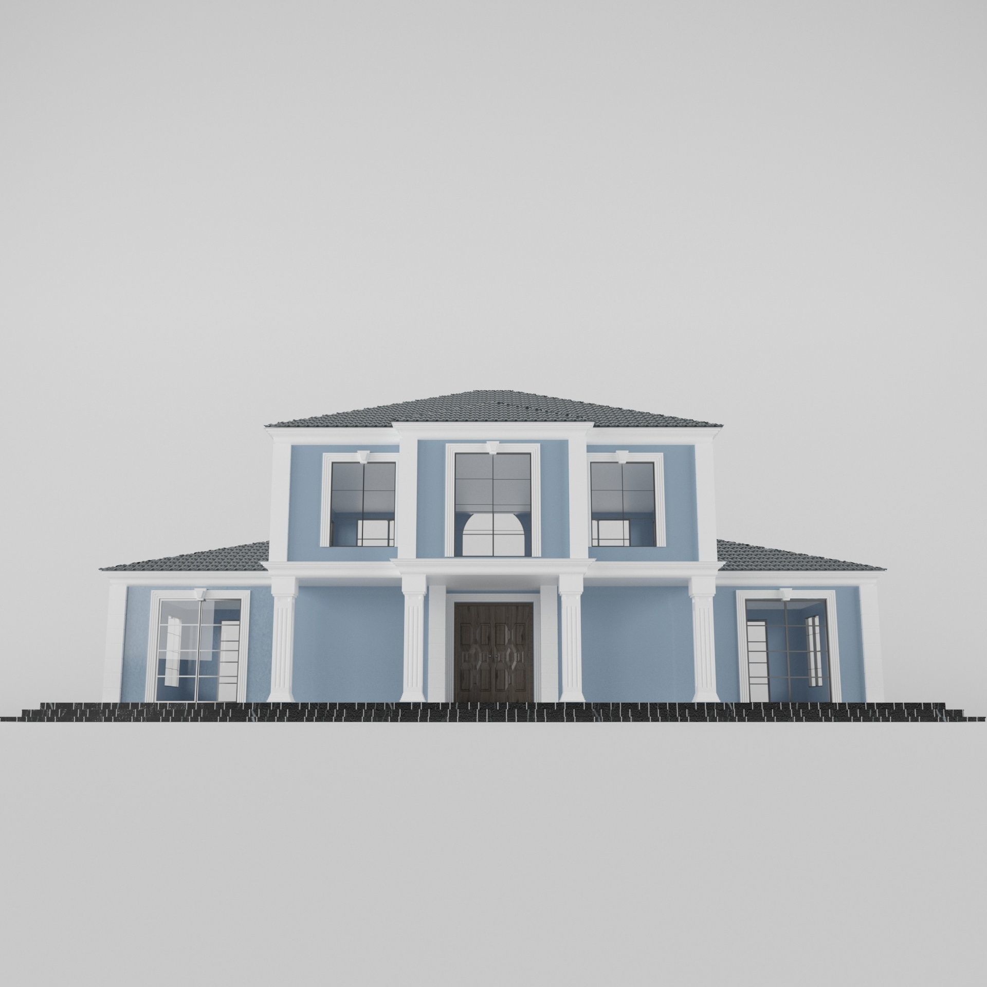 Villa01 house 3D model_10