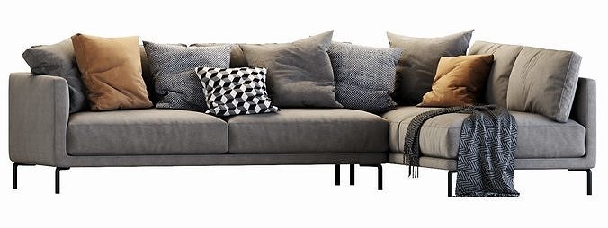 Interface Coco Sectional 4 3D model 7