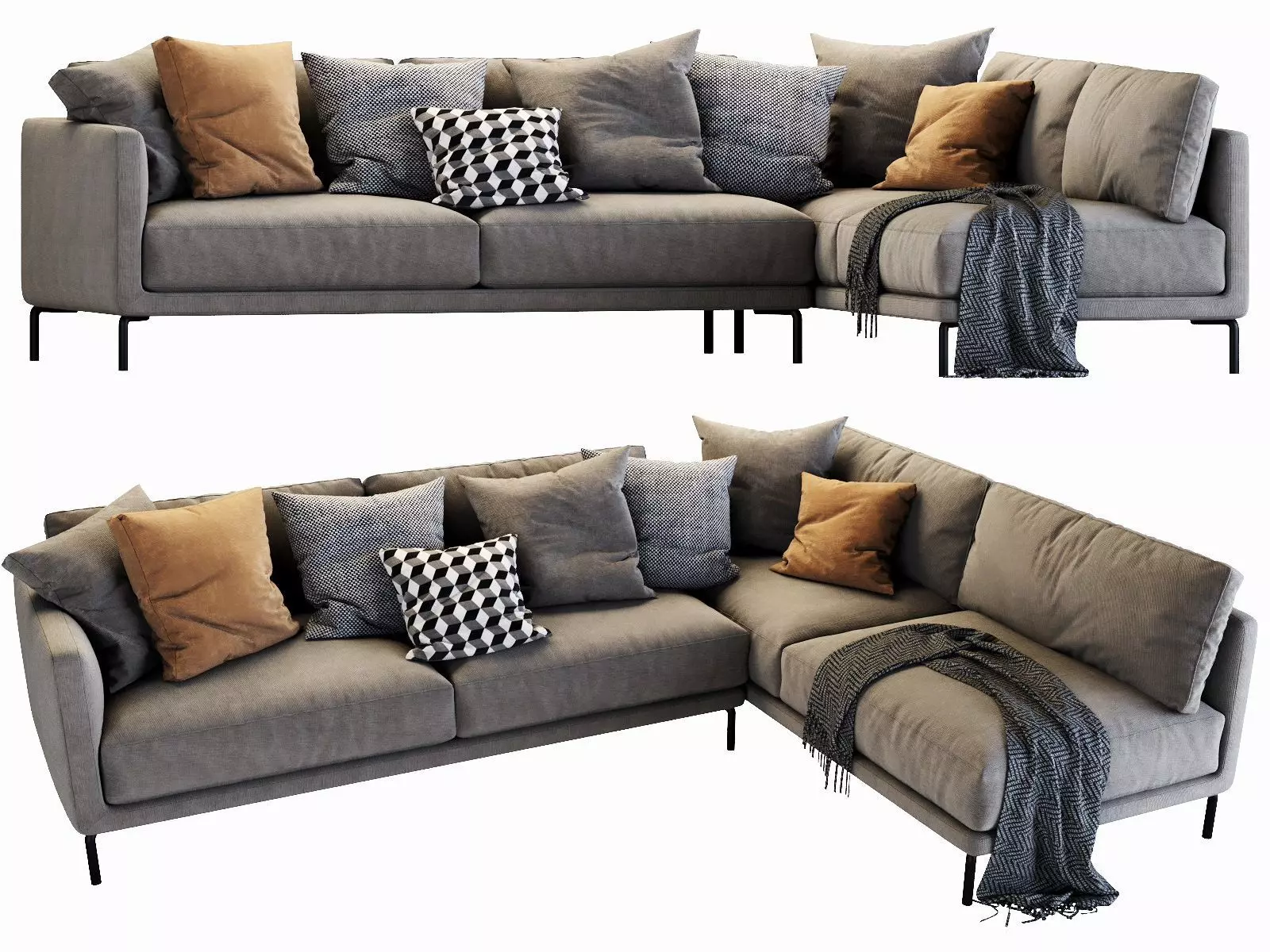 Interface Coco Sectional 4 3D model