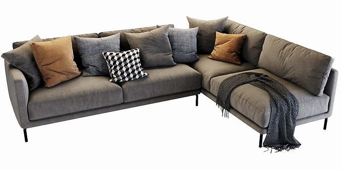 Interface Coco Sectional 4 3D model 6