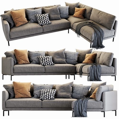 Interface Coco Sectional 4 3D model 3