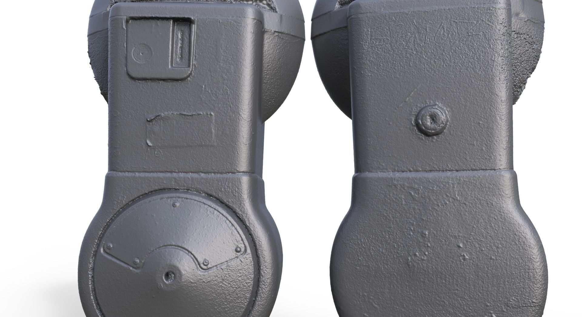 Long Beach Parking Meter 3D model_3