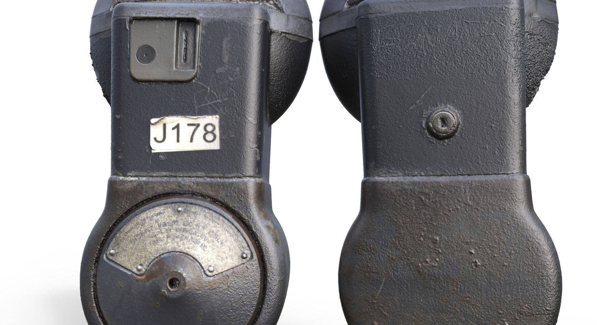 Long Beach Parking Meter 3D model_2