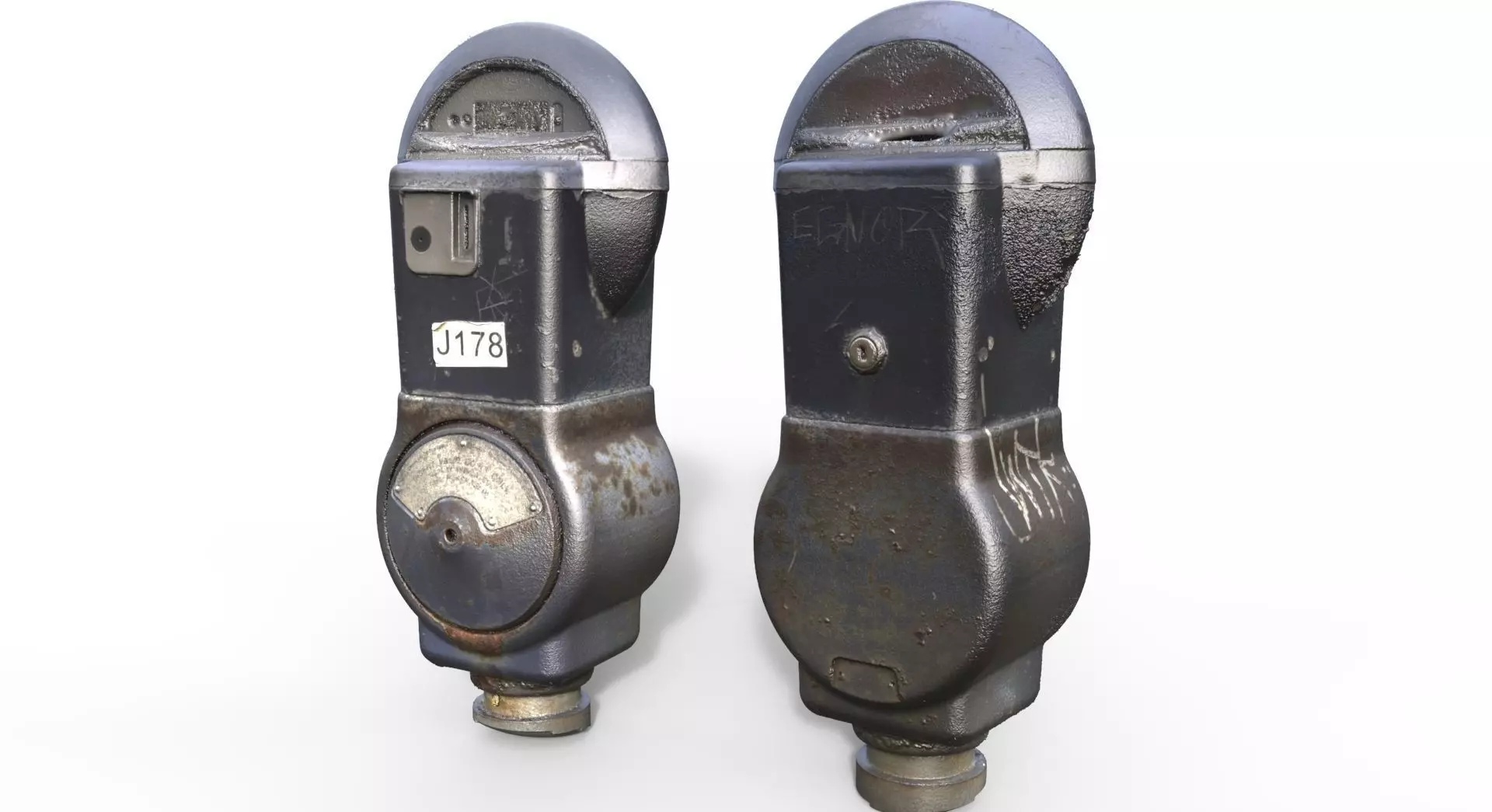 Long Beach Parking Meter 3D model_0
