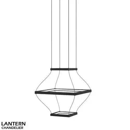 LANTERN pendant light with frame