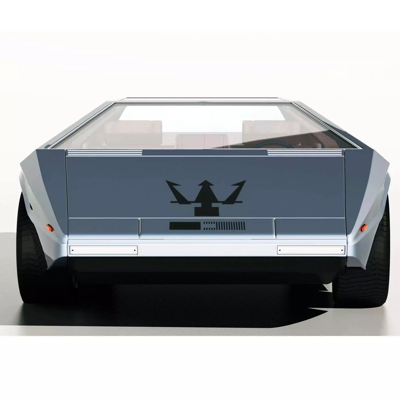 1971 Maserati Boomerang Concept Car 3D model_0