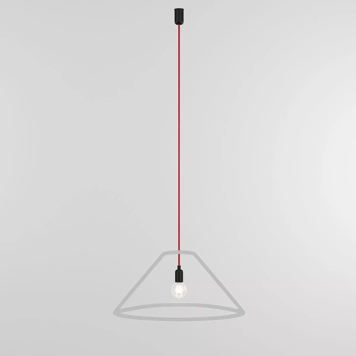 OUTLINER pendant light with cord 3D model