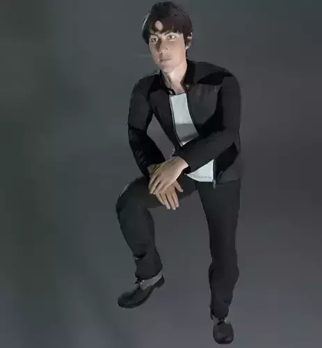 Rigged Male Character 2 3D model