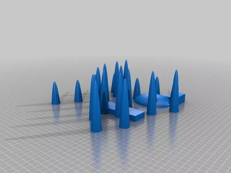 CityScape0 fast 3D modeling Free 3D print model
