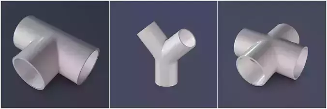 Pipe Connectors - Set of 3
