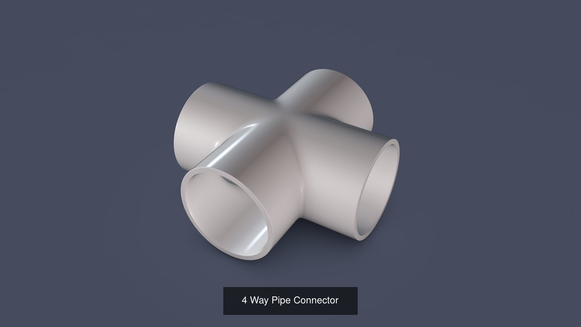 Pipe Connectors - Set of 3 3D Model Collection_2