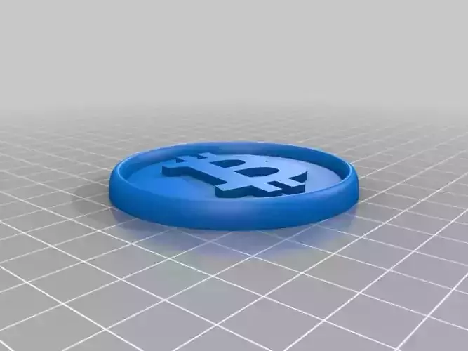 Bitcoin NFC Coin Tag Free 3D print model