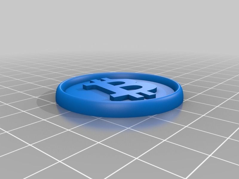 Bitcoin NFC Coin Tag Free 3D print model_12