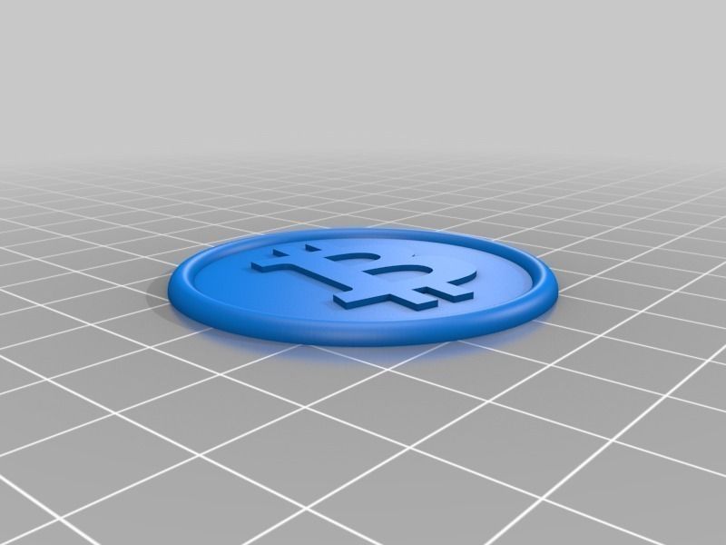 Bitcoin NFC Coin Tag Free 3D print model_10