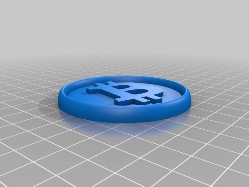 Bitcoin NFC Coin Tag Free 3D print model_8