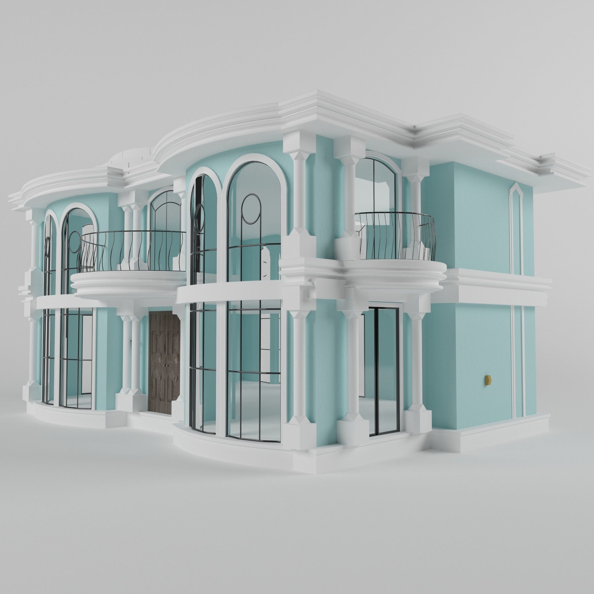 Villa04 house 3D model_3
