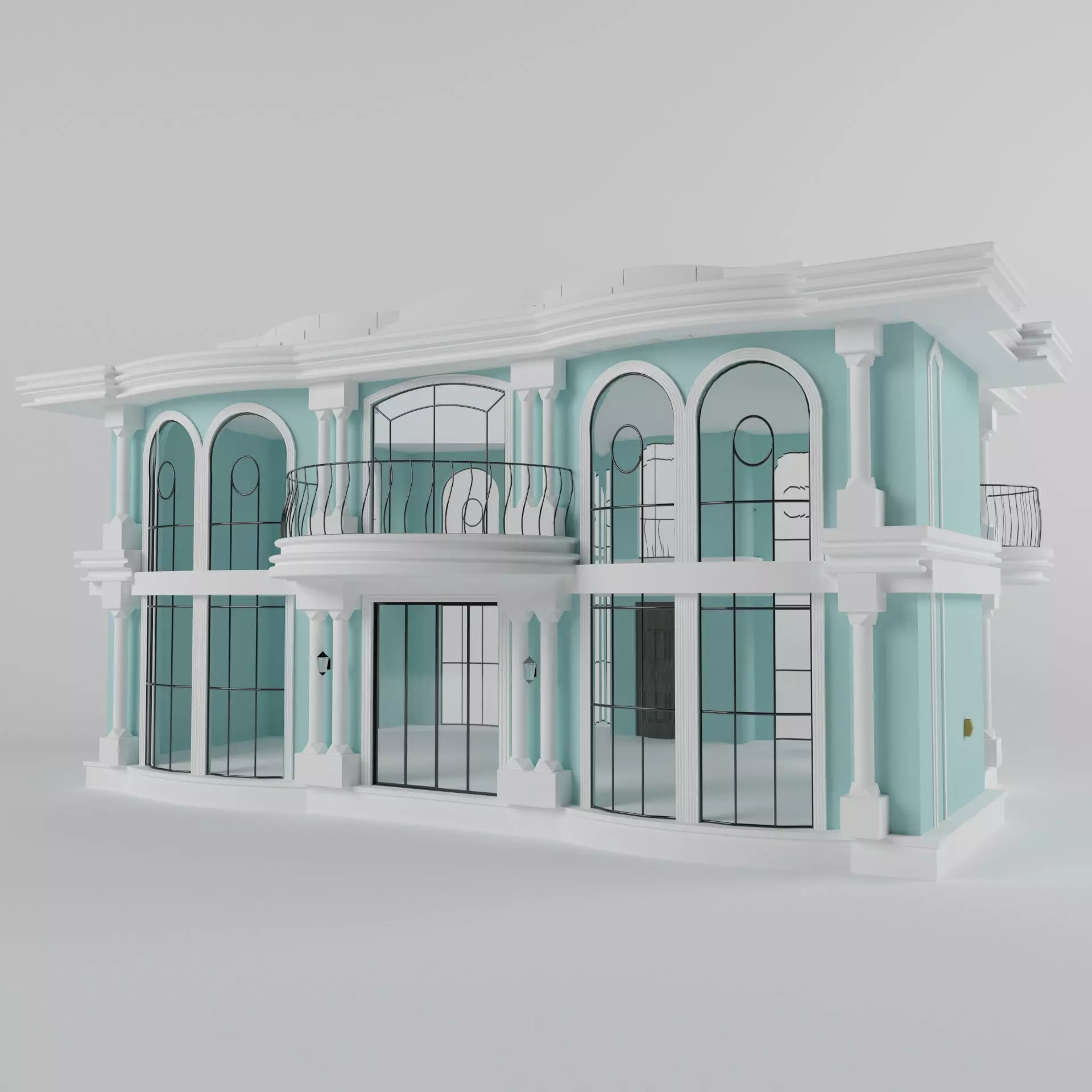 Villa04 house 3D model_0