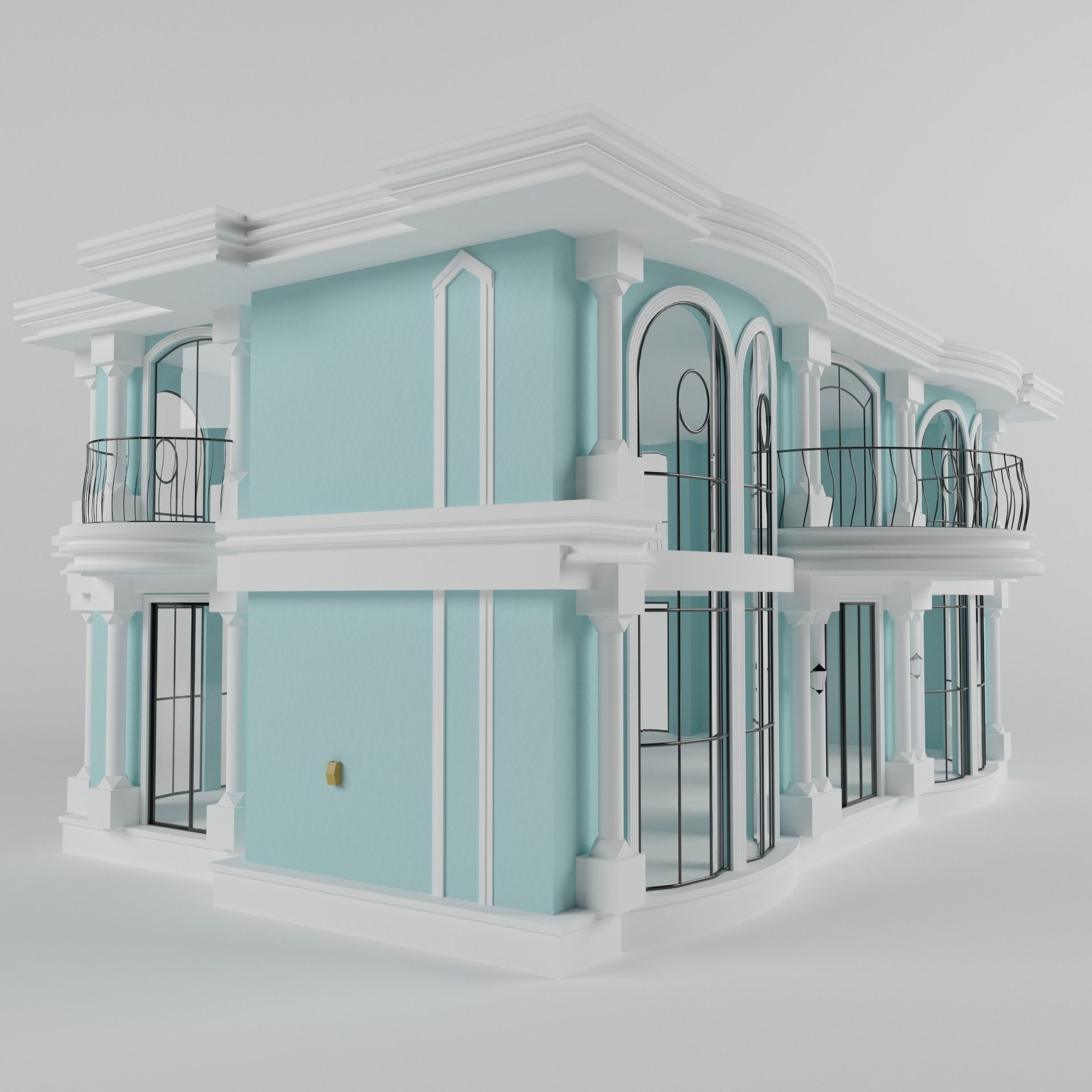 Villa04 house 3D model_10