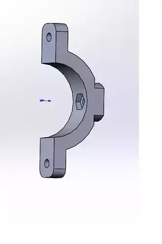 Mount for a lamp on a fire helmet