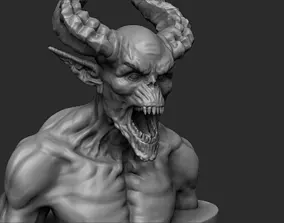 horror animal Low-poly 3D model_0