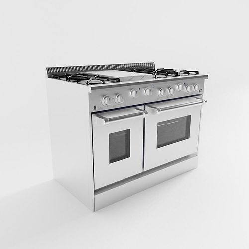 Kitchen Gas Range 3D model
