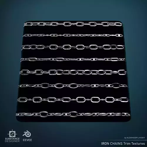 Simple Iron Chains Trim Texture