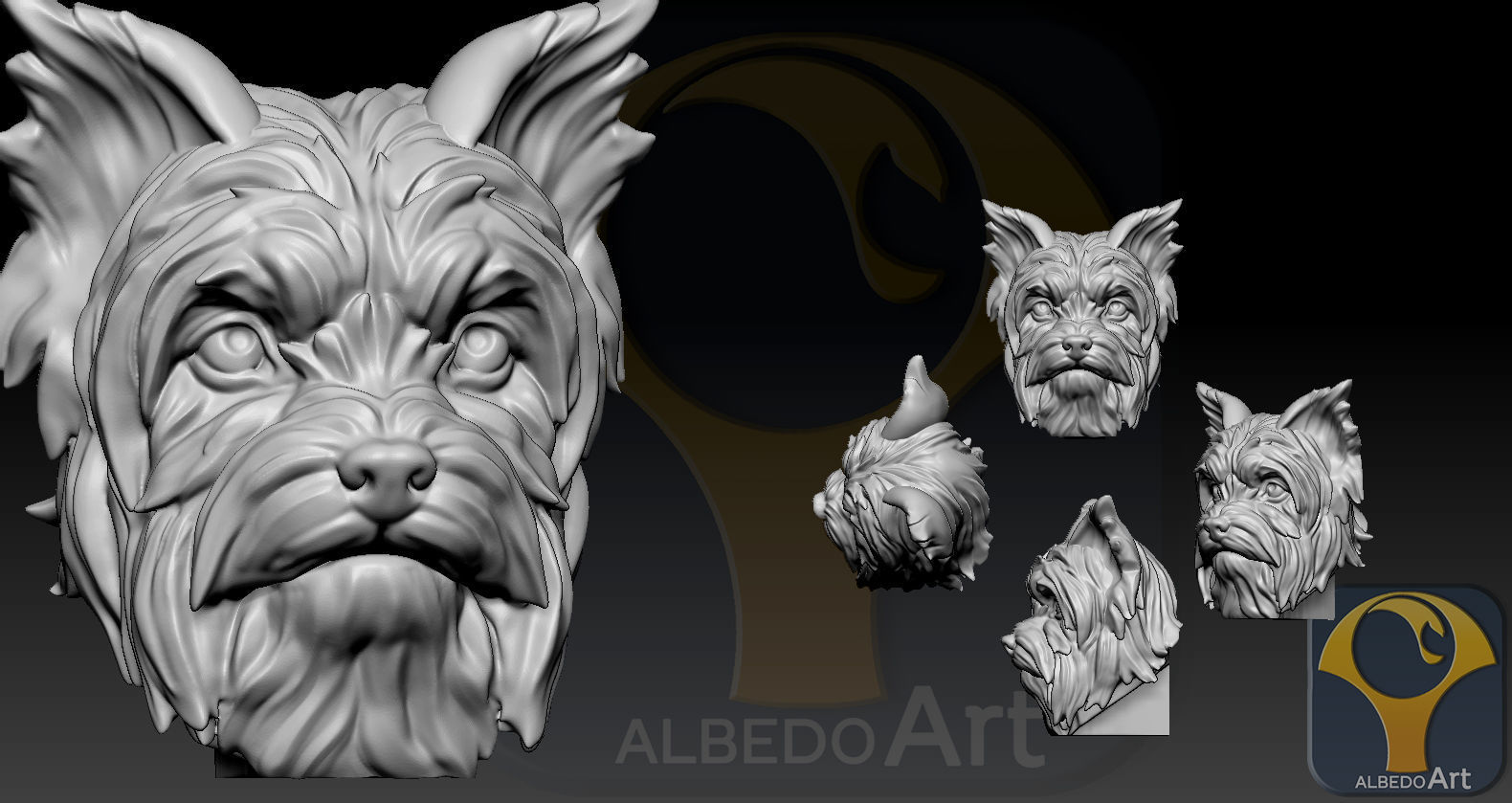 Yorkshire terrier Free 3D print model_6