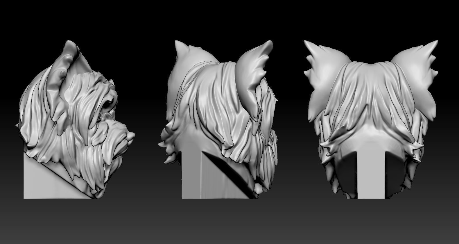 Yorkshire terrier Free 3D print model_3