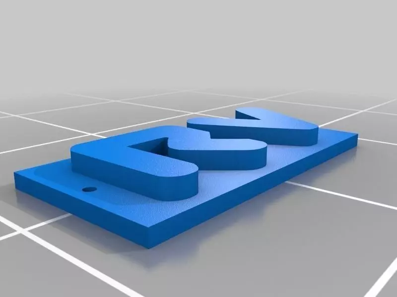 Riot Van and RV logo keychains Free 3D print model_0