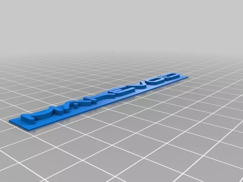 Makevoid logo tag Free 3D print model
